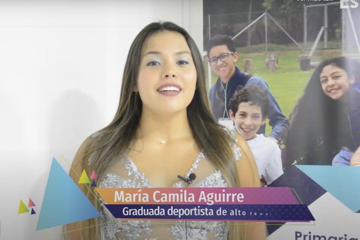 María Camila Aguirre Egresada deportista de alto rendimiento: 