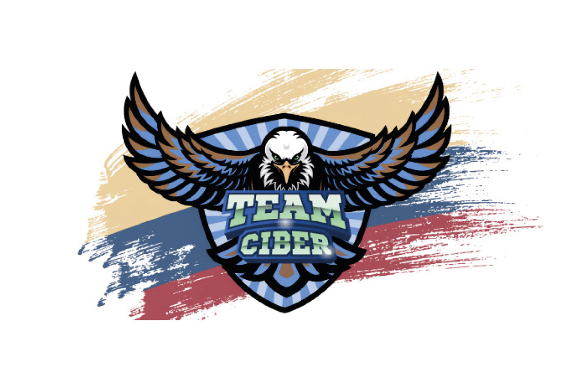 Imagen del logo Team Ciber que esta representando por un águila que nos invita a trascender y volar alto